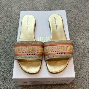Authentic Dior Dway slides